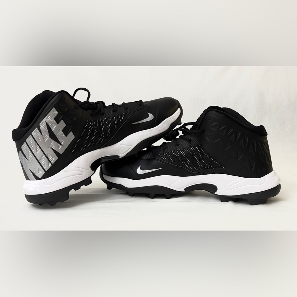 Nike Zoom Code Elite 3/4 Shark Lineman Cleat Black 603370-002 Size 19